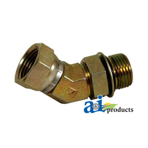 A-43B31 45° Female NPT Swivel X Male ORB Adapter, 2 pack