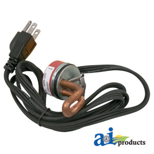 A-5B632 Heater, Engine Block Frost Plug, 1 5/8" Butterfly; 600 Watt