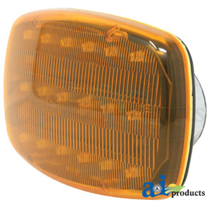 A-WL18A Light, Amber, Safety Flasher, 6" X 4", Magnetic Base, Battery Operated