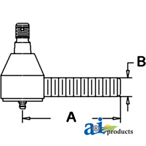 A-3475538M91 Tie Rod End
