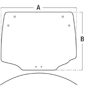 A-LVU26037 Glass, Rear Window