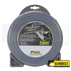 A-B152130 Titanium Power Trimmer Line, .130" twist