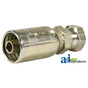 A-F-BSPX-06-04 (HC-F-BSPX) Female BSP Parallel Pipe - Swivel - Straight