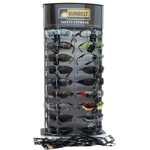 A-B1SGP37 Safety Glasses Display