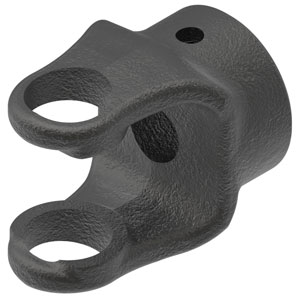 A-800-0612 Round Bore Implement Yoke (w/ Keyway & Set Screw)