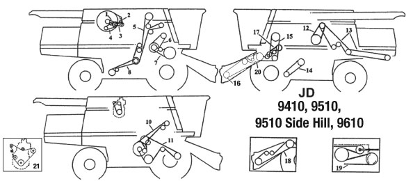 A-P47885 Belt, Chopper in Windrow or Forward Position
