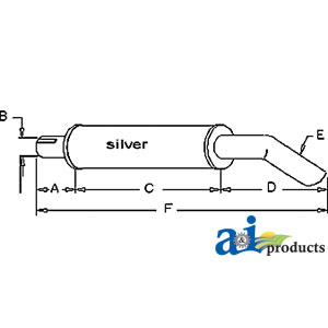 A-10A759B Muffler