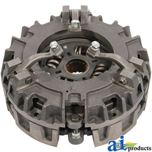 A-32510-14203 Dual Clutch Assembly: 9.5", organic, spring loaded, capitive