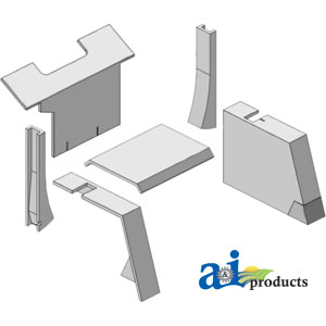 A-K62094 Cab Upholstery Kit, Gray