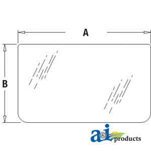 A-AT154431 Glass, Windshield, Lower