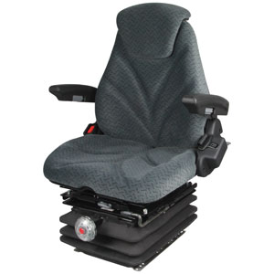 A-F20M7135 Seat, F20 Series w/ Isolator, Mechanical Suspension, Gray Cloth