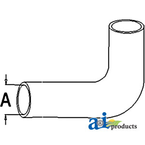 A-101714A Radiator Hose, Upper