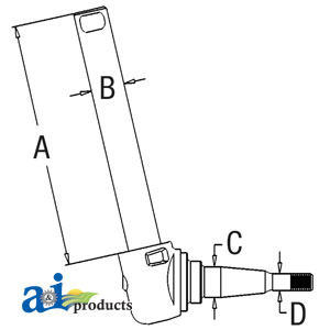 A-508571M92 Spindle (RH/LH)