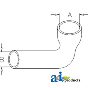 A-3614419M1 Radiator Hose, Lower
