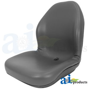A-LGT125GR Seat, Lawn & Garden, UTV, Tractor, Skidsteer, Gray Vinyl