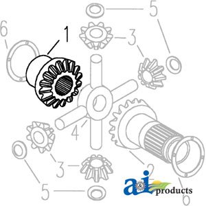 A-C5NN4236A Gear, Diff. Side