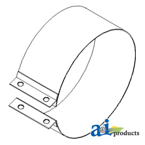 A-1317442C1 Clamp, Auger Trough; Solid