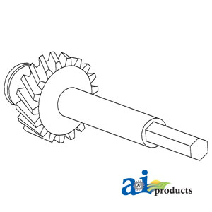 A-E9NN6A820AA Gear, Oil Pump w/ Shaft