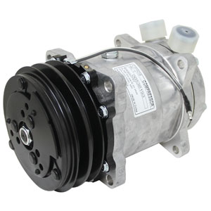 A-5129685 Compressor, New, Sanden Style w/ Clutch (9263)