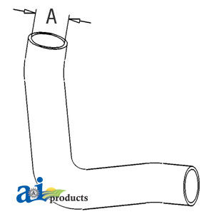 A-519437M1 Radiator Hose, Bottom