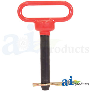 A-HP104 Hitch Pin, Red Handled 3/4" x 4