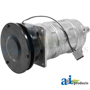 A-4343180-R Compressor, Re-mfg, A6 Style w/ Clutch (1 groove 5.75" pulley, 12V, 10AM coil location)