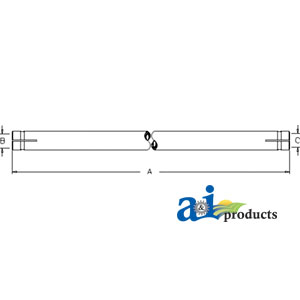 A-E6NN3282AA Tube, Tie Rod