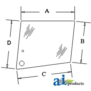 A-3476159M1 Glass, Door, Upper