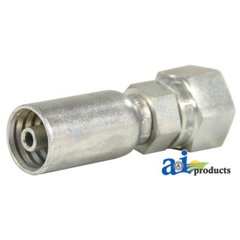 A-F-BSPX-04-06 (HC-F-BSPX) Female BSP Parallel Pipe - Swivel - Straight