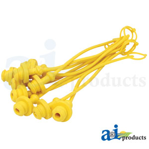 A-P211312 Dust Plug, 3/8", Yellow (10 pkg)