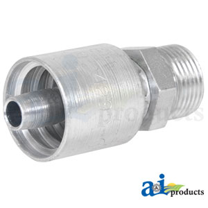 A-MF-06-08-W (HW-MF) Male Seal Lok - Rigid - Straight (w/ O-Ring)
