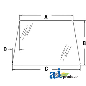 A-CG6120 Glass, Windshield