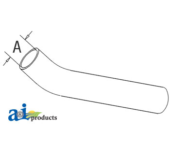 A-180783M1 Radiator Hose, Bottom