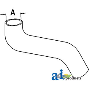 A-158715A Radiator Hose, Upper