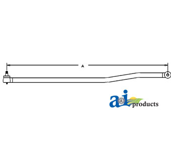 A-884797M91 Complete Drag Link Assembly