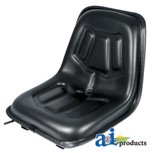 A-LGS100BL Seat, Lawn & Garden, w/ Slide Track, BLK