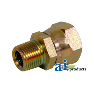 A-43D45 Straight Female NPT Swivel X Male NPT Adapter