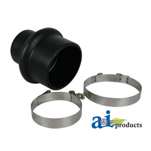 A-954030 Centri Rubber Hump Hose Reducer w/ 2 Clamps 4"-3