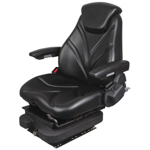 A-F20A5015 Seat, F20 Series, Low Pro Air Suspension, Black Vinyl