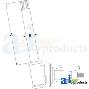 A-AR53880 Spindle (RH/LH)