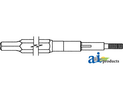 A-H113407 Shaft, Feeder House, Upper