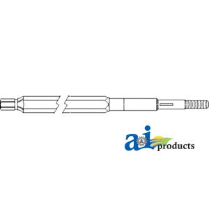 A-H151566 Shaft, Feeder House, Upper