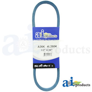 A-A26K Aramid Blue V-Belt (1/2" X 28" )