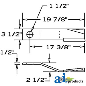 A-00753841 Blade, Rotary Cutter, CW, Suction
