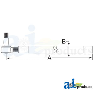 A-5135075 Tie Rod, Tube w/ End