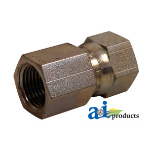 A-43D25 Female JIC Swivel X Female NPT Straight Adapter