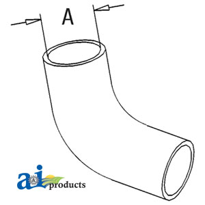 A-544080M1 Radiator Hose, Bottom