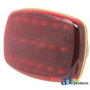 A-WL18R Light, Red, Safety Flasher, 6" X 4", Magnetic Base, Battery Operated
