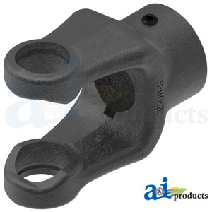 A-806-4424 Round Bore Implement Yoke (Double Keyway & Set Screw)