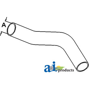 A-R133844 Upper Radiator Hose